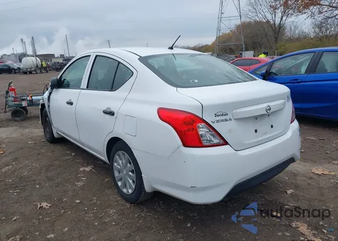 2015 Nissan Versa 1.6 S из США, поврежденный, VIN 3N1CN7AP4FL865233